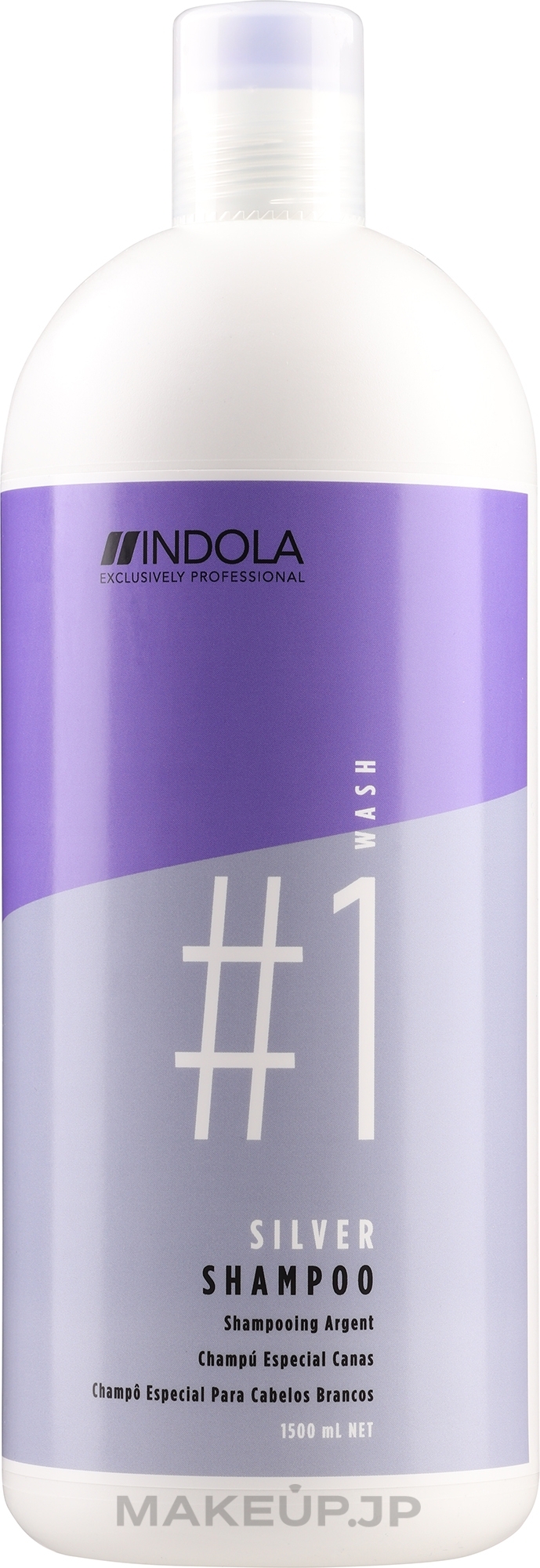 Silver Shampoo for Colored Hair - Indola Innova Color Silver Shampoo — photo 1500 ml