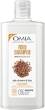 Fragrances, Perfumes, Cosmetics Linseed Oil Shampoo - Omia Laboratori Ecobio Linseed Oil Shampoo