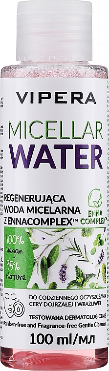 Makeup Remover Micellar Water - Vipera Micellar Water Enocomplex — photo N1