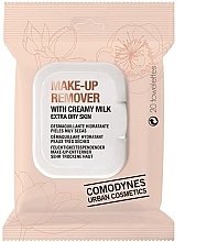 Cleansing Wipes for Very Dry Skin - Comodynes Make-up Remover With Creamy Milk — photo N1