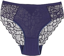 Panties with Lacing, blue - Moraj — photo N1