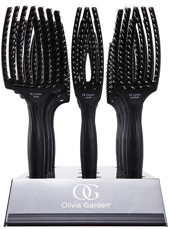 Set - Olivia Garden Fingerbrush Combo Brush Display — photo N1