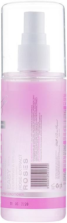 Moisturizing Biphase Spray Conditioner with Bulgarian Rose Extract - Spa Master — photo N24