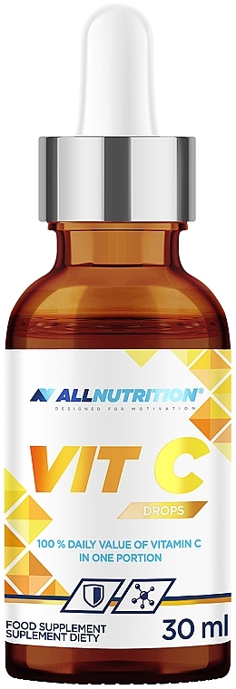 Vitamin C Drops - Allnutrition Vitamin C Drops — photo N1