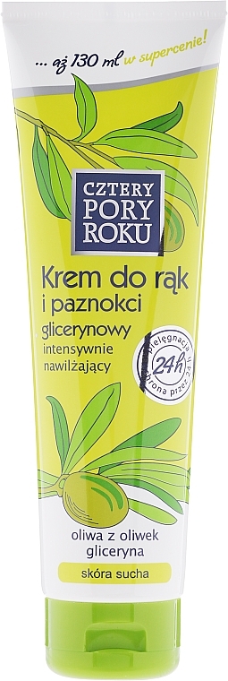 Olive Oil Hand Cream - Cztery Pory Roku Hand Cream — photo N1