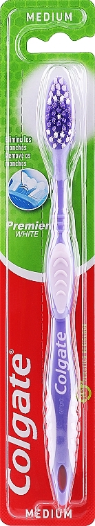 Medium Premier Toothbrush #1, lilac - Colgate Premier Medium Toothbrush — photo N2