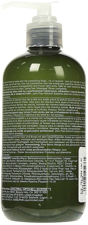 Moisturizing Lavender & Mint Conditioner - Paul Mitchell Tea Tree Lavender Mint Conditioner — photo N7