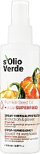 Fragrances, Perfumes, Cosmetics Thermo-Protective Spray for All Hair Types - Solio Verde Pumpkin Speed ​​Oil Spray-Thermoprotec