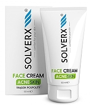 Face Cream - Solverx Acne Skin Face Cream — photo N2