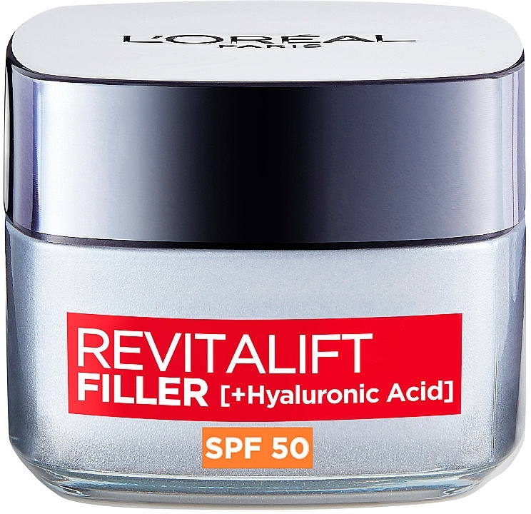 Hyaluronic Acid Anti-Aging Day Cream SPF 50 - L’Oreal Paris Revitalift Filler [HA] — photo N2