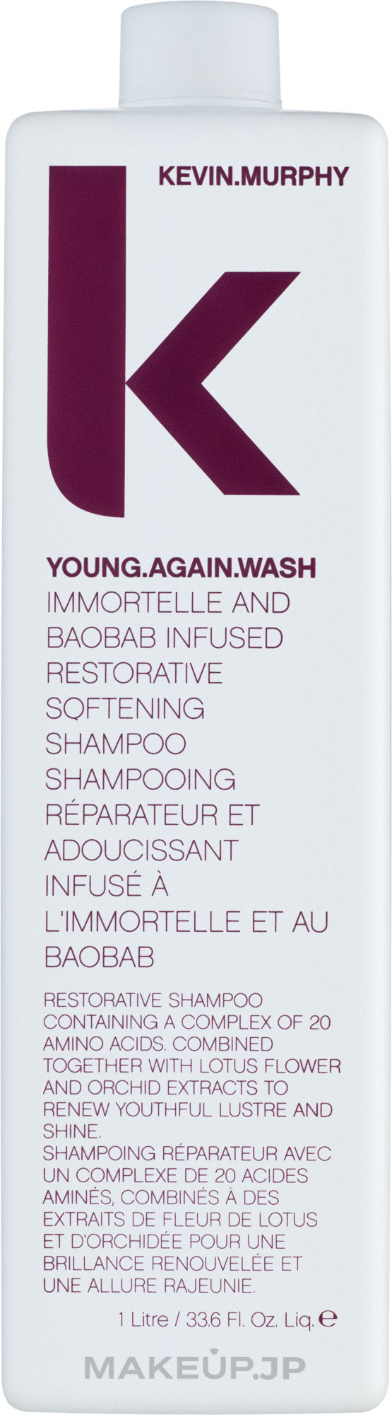 Strengthening Anti-Aging Shampoo - Kevin.Murphy Young Again Wash Shampoo — photo 1000 ml