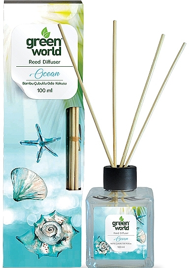 Ocean Fragrance Diffuser - Green World Reed Diffuser — photo N1