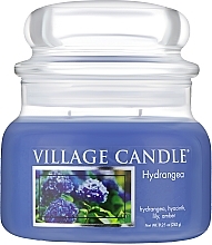 Fragrances, Perfumes, Cosmetics Scented Candle in Jar "Hydrangea" - Village Candle Hydrangea