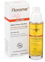 Fragrances, Perfumes, Cosmetics Face Oil - Florame Dry Skin Anti-Aging Oil