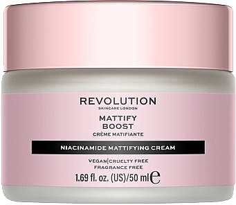 Mattifying Face Cream - Revolution Skincare Mattify Boost Niacinamide Mattifying Cream — photo N10