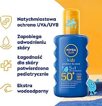 Sunscreen Spray - NIVEA Sun Kids Moisturising Spray SPF 50+ — photo N5