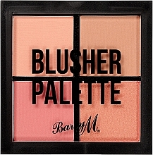 Fragrances, Perfumes, Cosmetics Blush Palette - Barry M Quad Blusher Palette