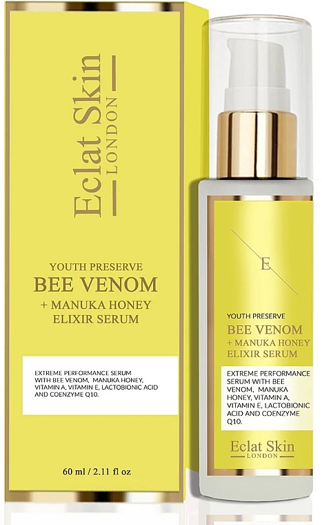 Anti-Aging Face Elixir - Eclat Skin London Bee Venom + Manuka Honey Elixir Serum — photo N1