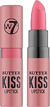 Lipstick - W7 Butter Kiss Lips Pink — photo N1