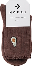 Fragrances, Perfumes, Cosmetics Women High Socks, 1 pair, brown - Moraj