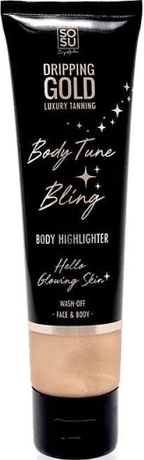 Face & Body Highlighter - Sosu by SJ Body Tune Bling Body Highlighter — photo N1