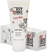 Fragrances, Perfumes, Cosmetics Hand Cream - Toitbel Swiss Herbs Alpine Rose Hand Cream