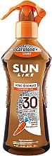 Sunscreen Spray-Oil for Fast Tan - Sun Like Sunscreen Oil For Fast Tan With A Pump SPF 30 New Formula — photo N1