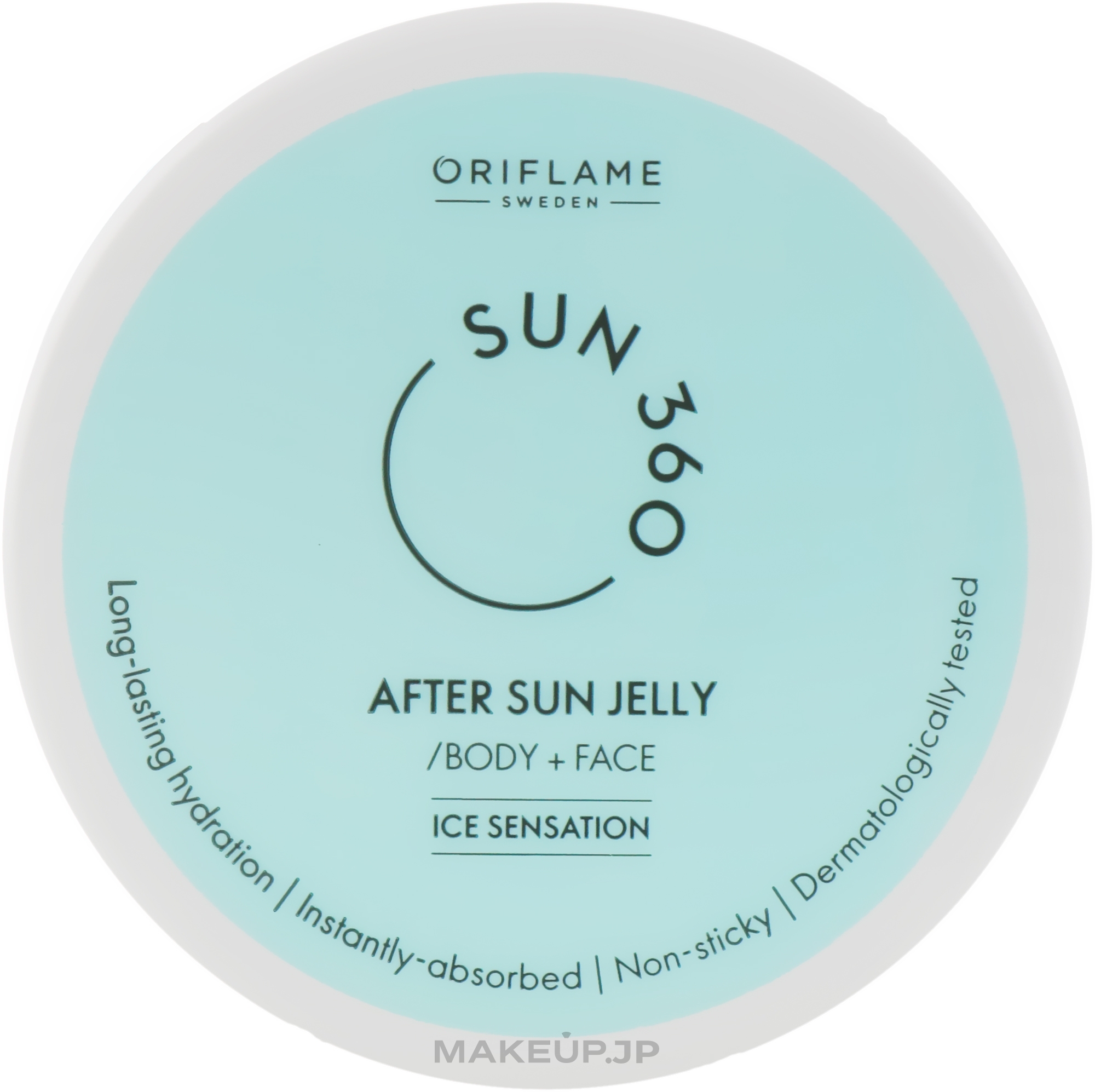 After Tan Face and Body Jelly - Oriflame Sun 360 After Sun Jelly Body + Face Ice Sensation — photo 150 ml