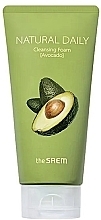 Fragrances, Perfumes, Cosmetics Cleansing Foam with Avocado Extract - The Saem Natural Daily Cleansing Foam Avocado