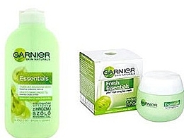 Fragrances, Perfumes, Cosmetics Set - Garnier Skin Essentials Grape (cr/50ml + f/milk/200ml)