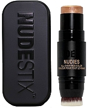 Highlighter Stick - Nudestix Nudies All Over Face Color Bronze + Glow — photo N1