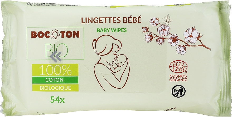 Bbay Organic Wet Wipes - Bocoton Bio — photo N1