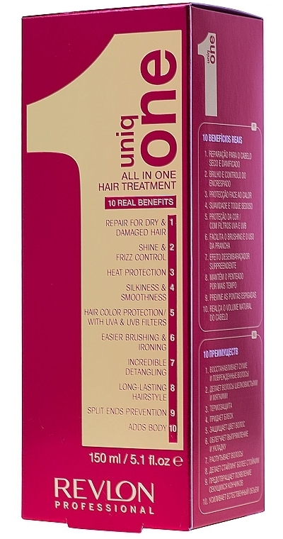 Mask Spray for All Hair Types - Revlon Revlon Professional Uniq One All In One Hair Treatment — photo N7