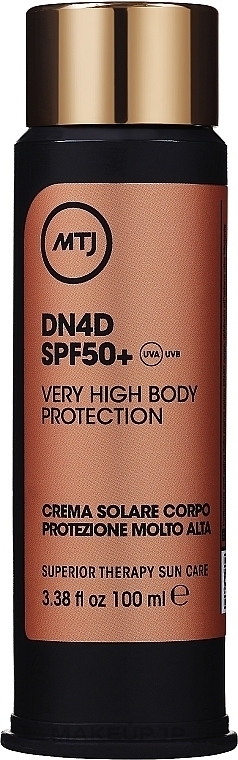 Body Sun Cream SPF50+ - MTJ Cosmetics Superior Therapy Sun Care DN4D SPF50+ Very High Body Protection — photo 100 ml