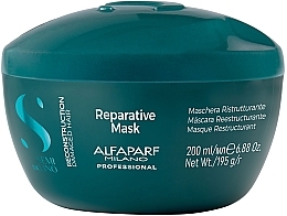 Fragrances, Perfumes, Cosmetics Repair Hair Mask - Alfaparf Semi Di Lino Reconstruction Reparative Mask