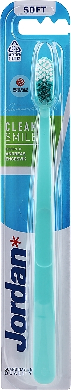 Clean Smile Toothbrush, soft, mint - Jordan Clean Smile Soft — photo N1