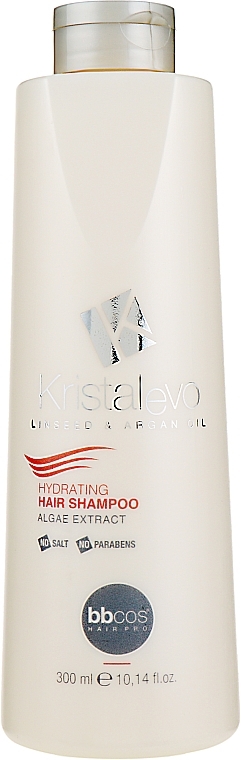 Moisturizing Shampoo - Bbcos Kristal Evo Hydrating Hair Shampoo — photo N1