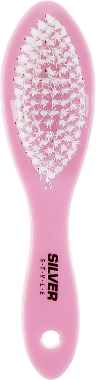 Combinated Pedicure Brush & Pumice, STK-61, pink - Silver Style — photo N1