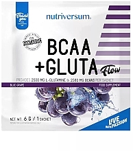 Fragrances, Perfumes, Cosmetics Blue Grape Amino Acid, 1 serving - Nutriversum BCAA+GLUTA