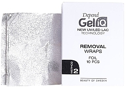 Fragrances, Perfumes, Cosmetics Gel Polish Remover Foil - Depend Gel iQ Removal Wraps Folie Method 2
