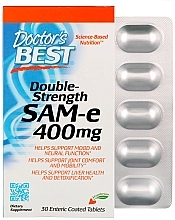 SAM-e, 400mg, tablets - Doctor's Best Double Strength — photo N1