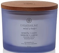 Scented Candle 'Serenity & Calm', 3 wicks - Chesapeake Bay Candle — photo N1