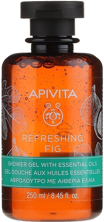 Refreshing Fig Shower Gel with Essential Oils - Apivita Refreshing Fig Shower Gel with Essential Oils — photo N1