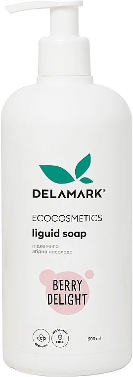 Liquid Hand Soap "Berry Delight" - De La Mark — photo N21