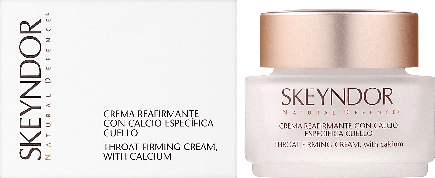 Firming Calcium Neck & Decollete Cream - Skeyndor Natural Defence Throat Firming Cream With Calcium — photo N2