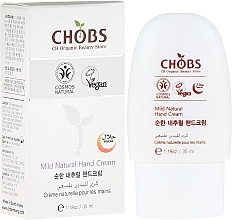 Fragrances, Perfumes, Cosmetics Hand Cream - CHOBS Organic Mild Natural Hand Cream