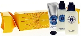 Fragrances, Perfumes, Cosmetics Set - L'Occitane Karite Cracker Set (h/cr/10ml + sh/gel/30ml + b/lot/30ml)