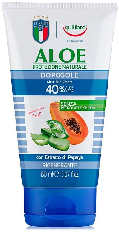 Repairing After Sun Gel with Aloe & Papaya Extracts - Balancing Sun Aloe Gel After Sun — photo N1