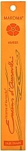 Fragrances, Perfumes, Cosmetics Amber Incense Sticks - Maroma Encens d'Auroville Stick Incense Amber