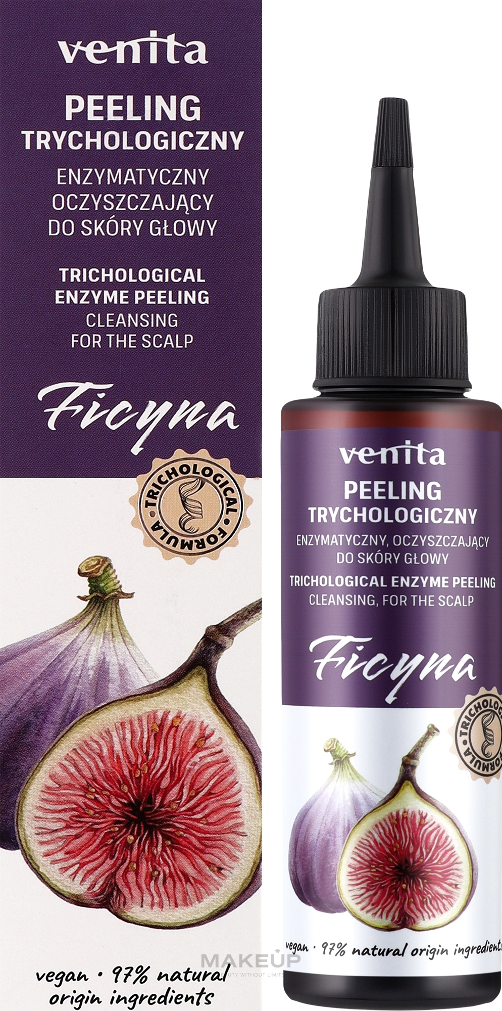 Trichological Scalp Peeling - Venita Trycho Peeling Ficyna — photo 100 ml